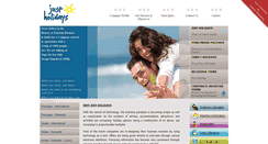 Desktop Screenshot of justholidays.co.in